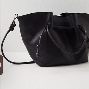 NWT $178 Free People Head Over Heels Tote in Black